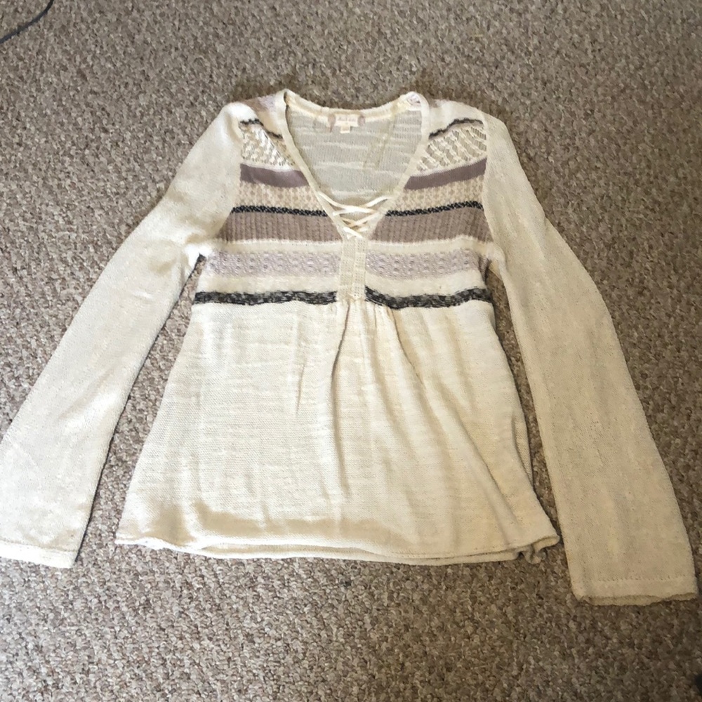 only worn once! altar’d state flare sweater top